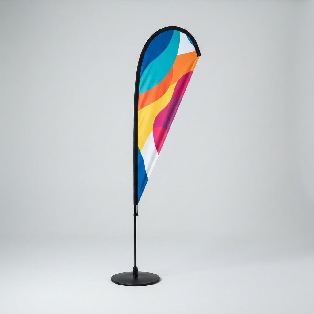 Teardrop Flag 9Ft - Studio Shot - Revival Brand Co.
