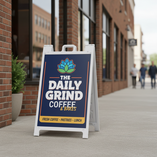Coroplast A-Frame Sign