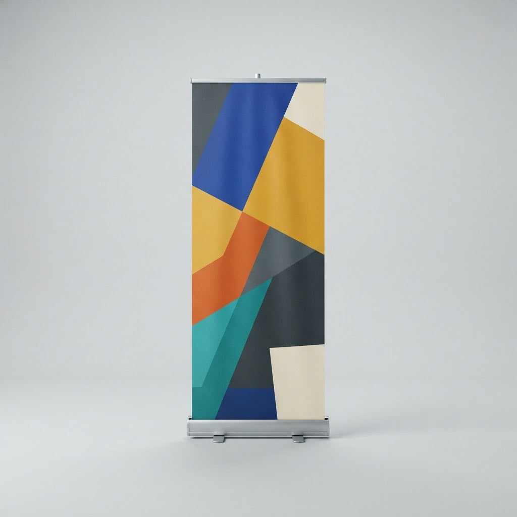 Retractable Banner Stand - Studio Shot - Revival Brand Co.