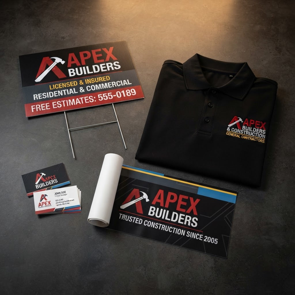 Revival Brand Co professional branding products - signs, banners, business cards, apparel
